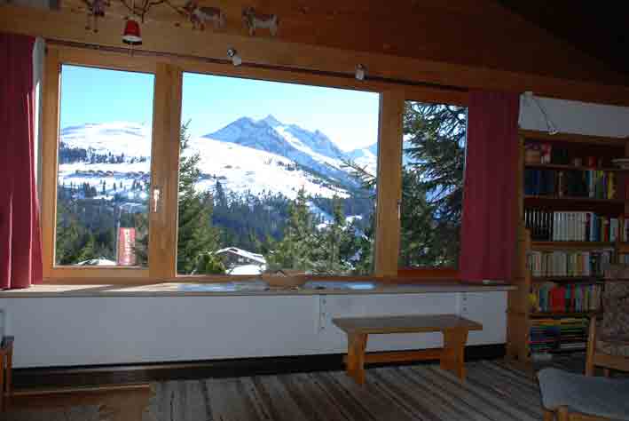 Aussicht aus Wohnzimmerfenster